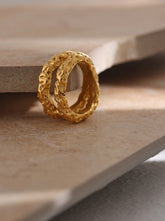 Geriffelter Doppelring