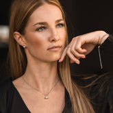 Damen Halskette mit Engel/Perle Anhänger 925 Sterling Silber 38-45cm