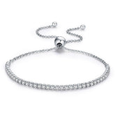Damen Armband 27cm mit Zirkonia Stein aus 925 Sterling Silber
