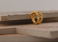 Geriffelter Doppelring