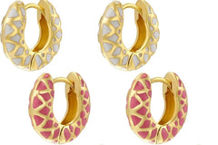 Damen Creolen Sun-Gold vergoldet