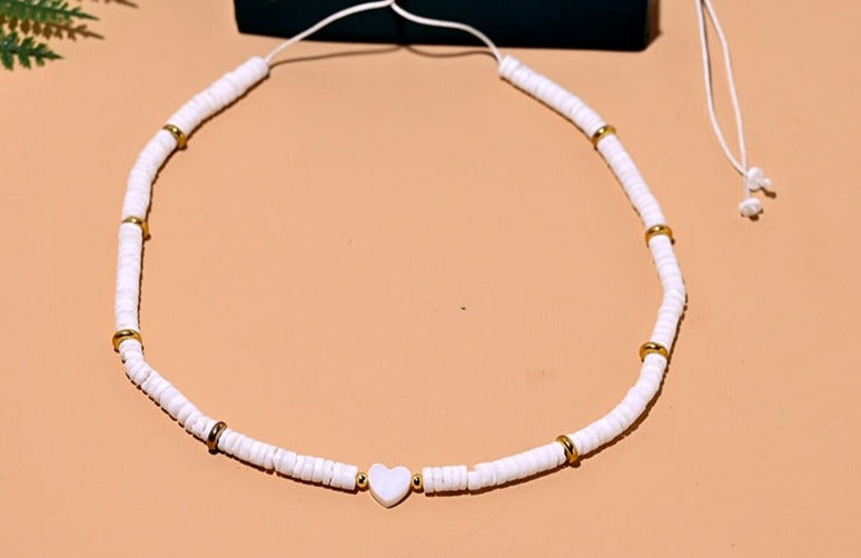 Natürliche Muschelperlen Kette