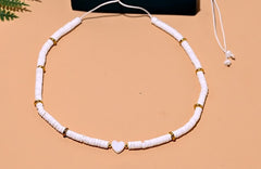 Natürliche Muschelperlen Kette