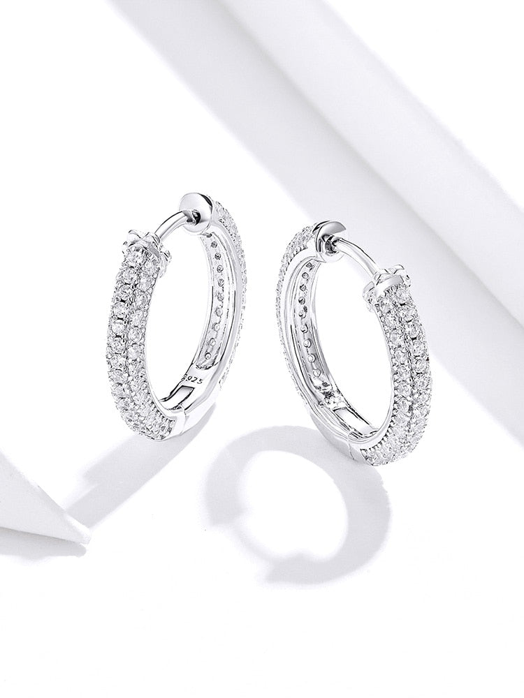 Damen Ohrringe aus 925 Sterling Silber