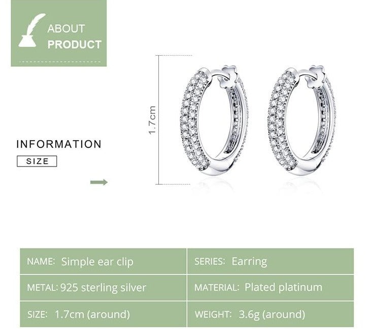 Damen Ohrringe aus 925 Sterling Silber
