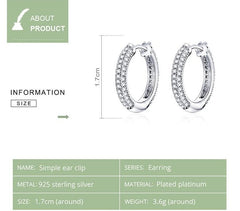 Damen Ohrringe aus 925 Sterling Silber