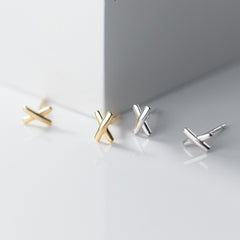 Damen Ohrstecker X 925 Sterling Silber in zwei Varianten