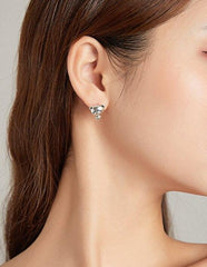 Mädchen Ohrstecker Bär aus 925 Sterling Silber
