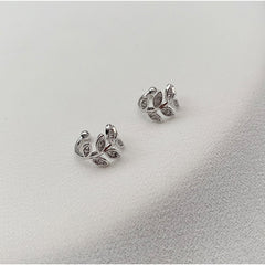 Damen Clip Ohrring / Ohrklemme aus 925 Sterling Silber, 1 Paar