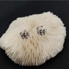 Damen Clip Ohrring / Ohrklemme aus 925 Sterling Silber, 1 Paar